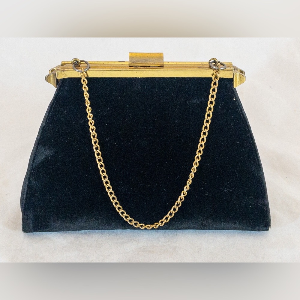 1950’s Vintage Rare Golden Clasp Convertible Purse